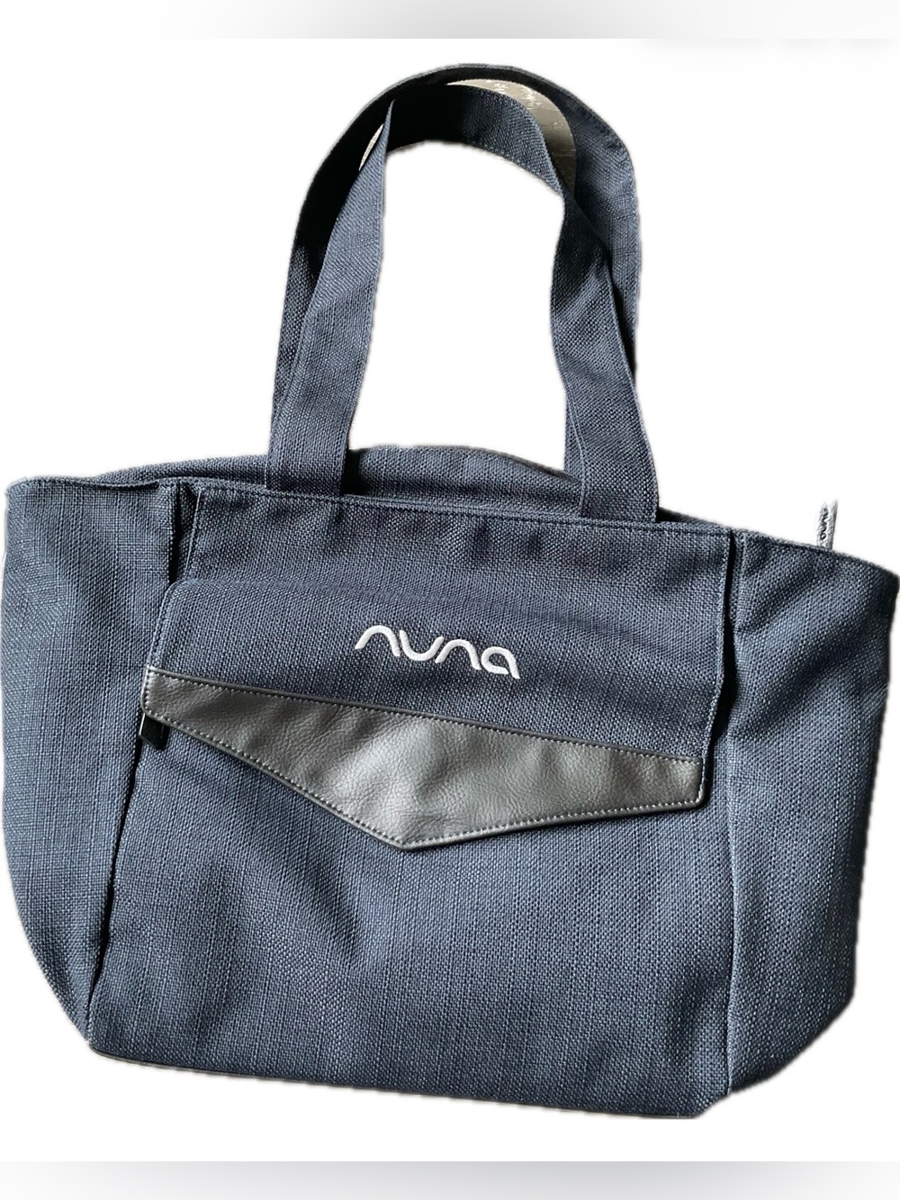 **NUNA** Like New SMALL Baby changing diaper bag or TOTE in Navy